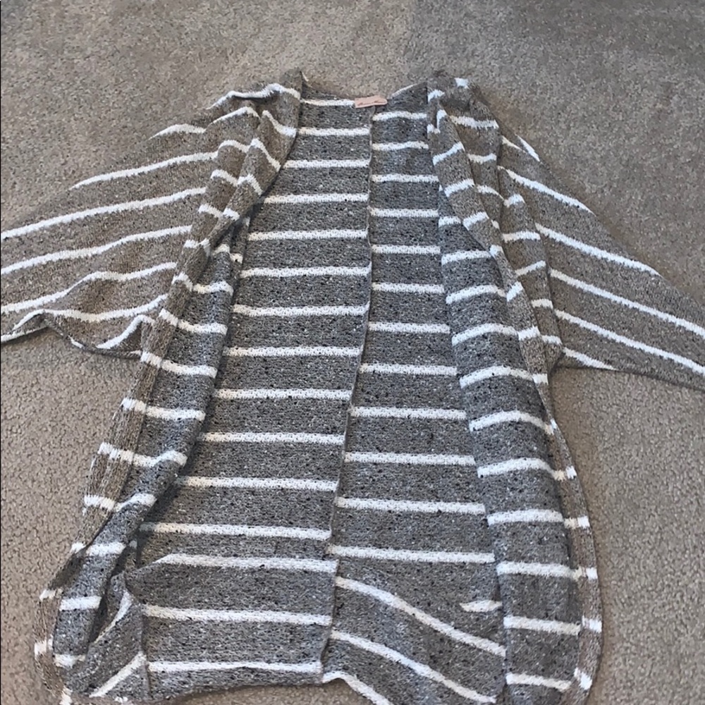 Stripped cardigan